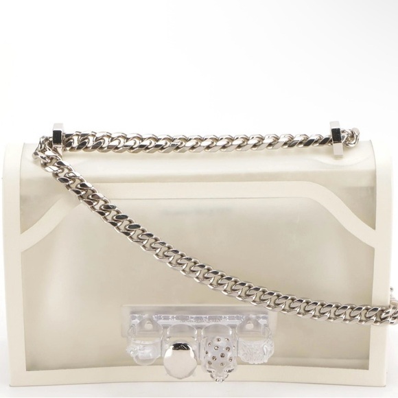 Alexander McQueen Handbags - ❌❌SOLD❌❌Alexander McQueen Minaudière Crystal Jeweled Skull Knuckle Crossbody Bag